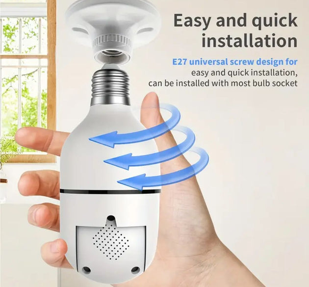 Wi-Fi Smart Camera Light Bulb