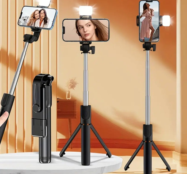 Multifunctional Portable Bluetooth Selfie Stick & Tripod